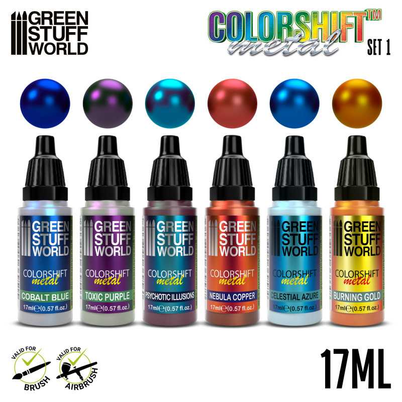 9340 - Colorshift Chameleon Metal Paints - Set 1