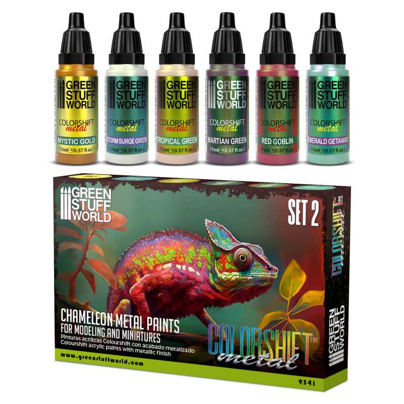 9341 - Colorshift Chameleon Metal Paints - Set 2