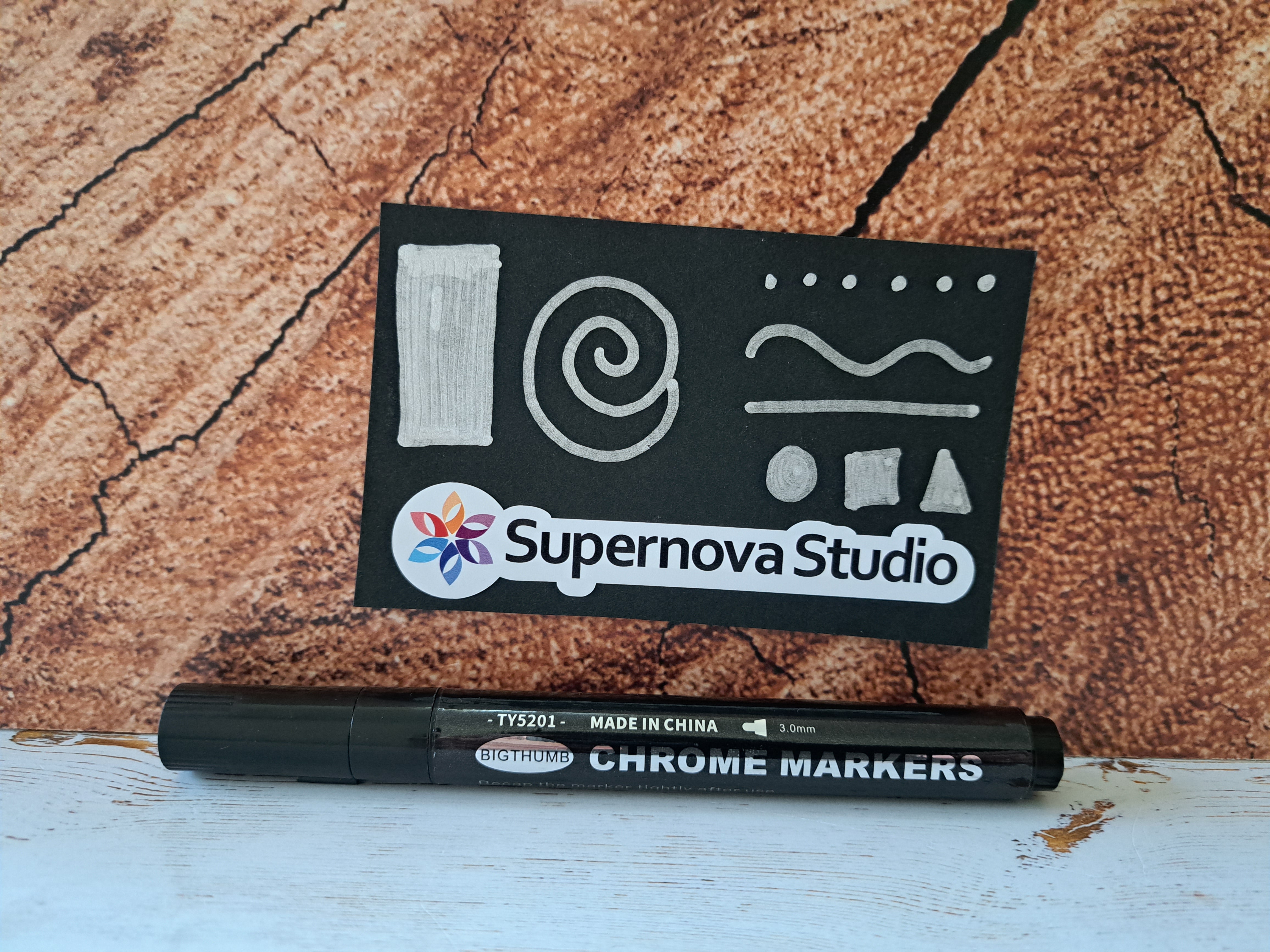 3mm Chrome Marker - Silver - EACH