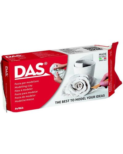 DAS - White Air Dry Modelling Clay 1kg