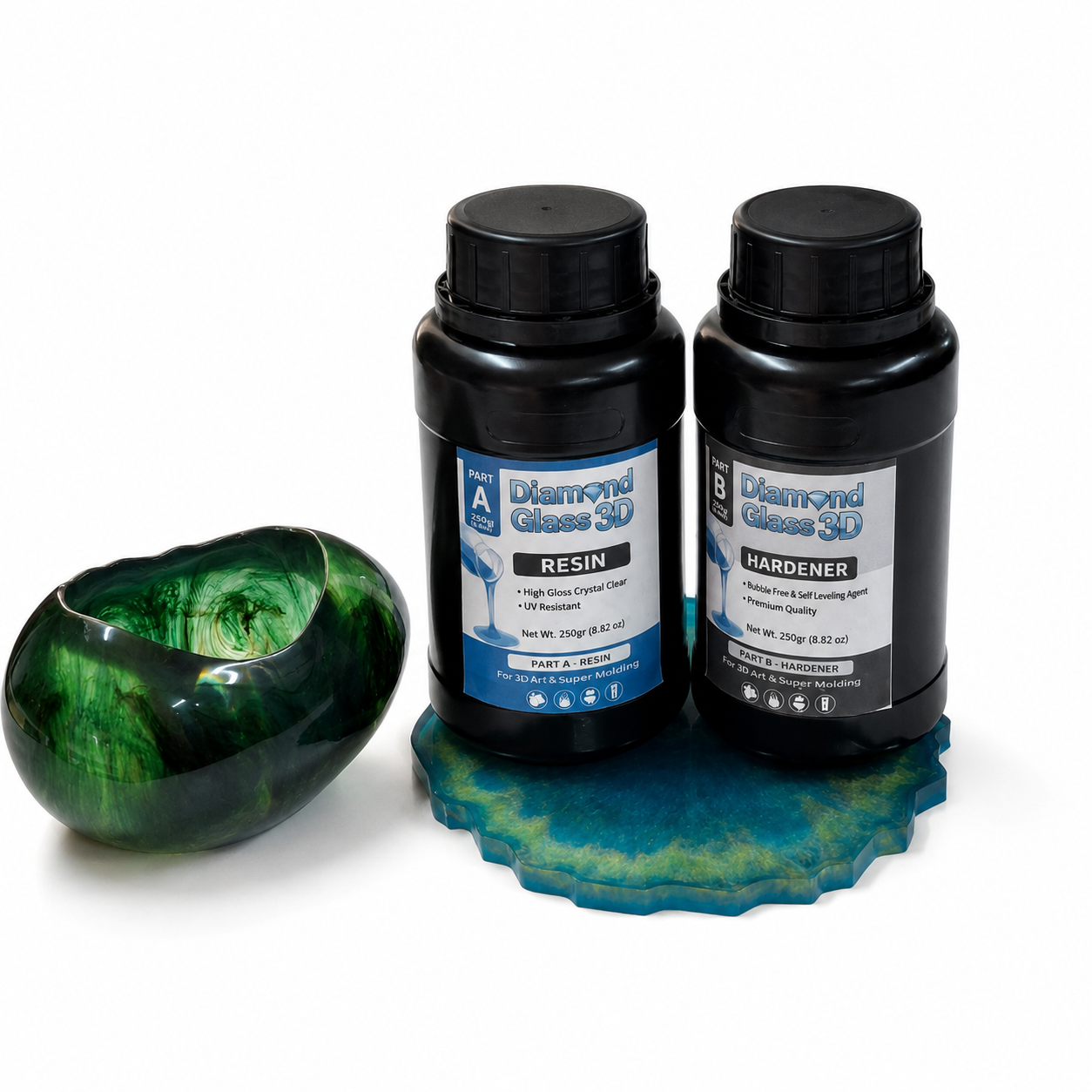 Diamond Craft Resin - 500ml set ( 250 A & 250 B )
