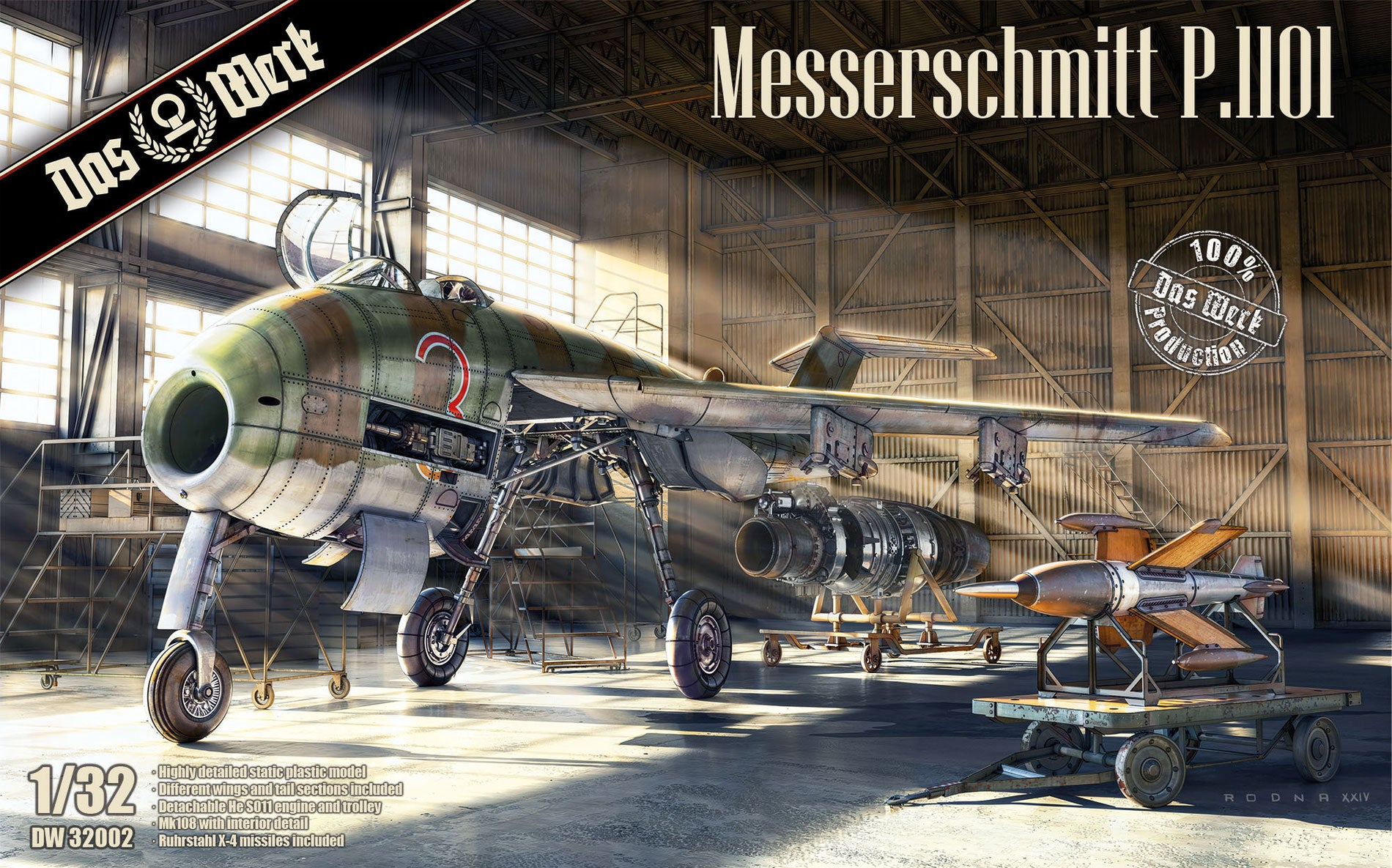 DW32002 - 1/32 Messershmitt P.1101