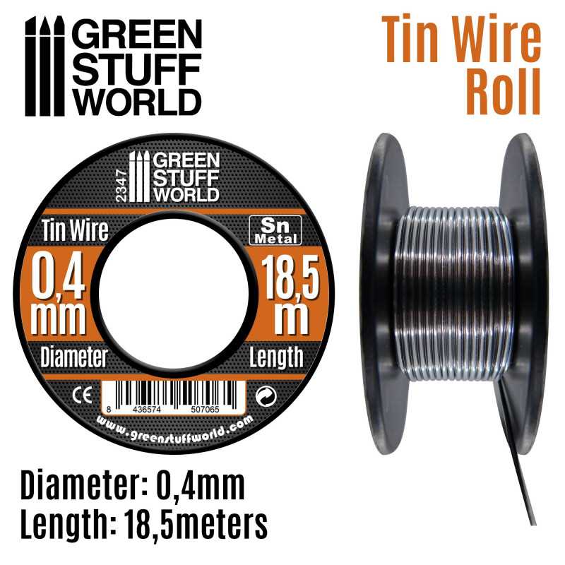 2347 - Flexible tin wire roll 0.4mm