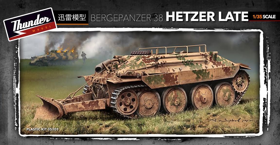 TM35101- Thunder Model – 1/35 German Bergehetzer Hetzer Late
