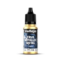 77.116 - Greenish Gold - Vallejo True Metallic Metal (18ml) - Light