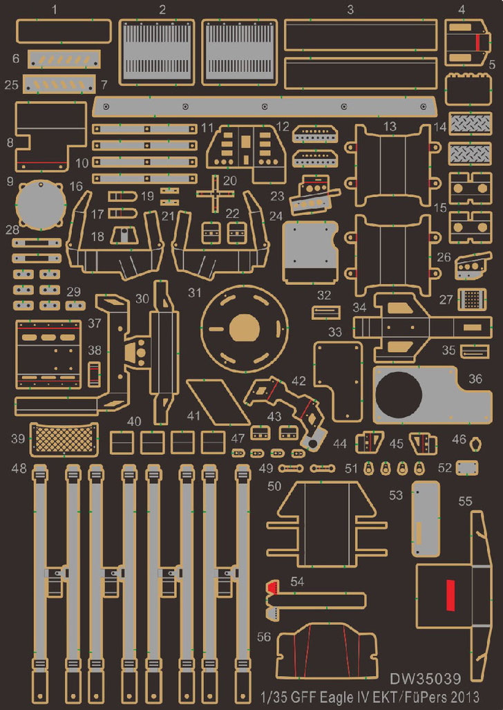 DW35039 - 1/35 - GFF „Eagle IV“ EKT / FüPers 2013
