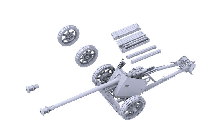DW16020 - 1/16 - German 7,5cm PaK40 (mid/late) 2 in 1 - no figures included