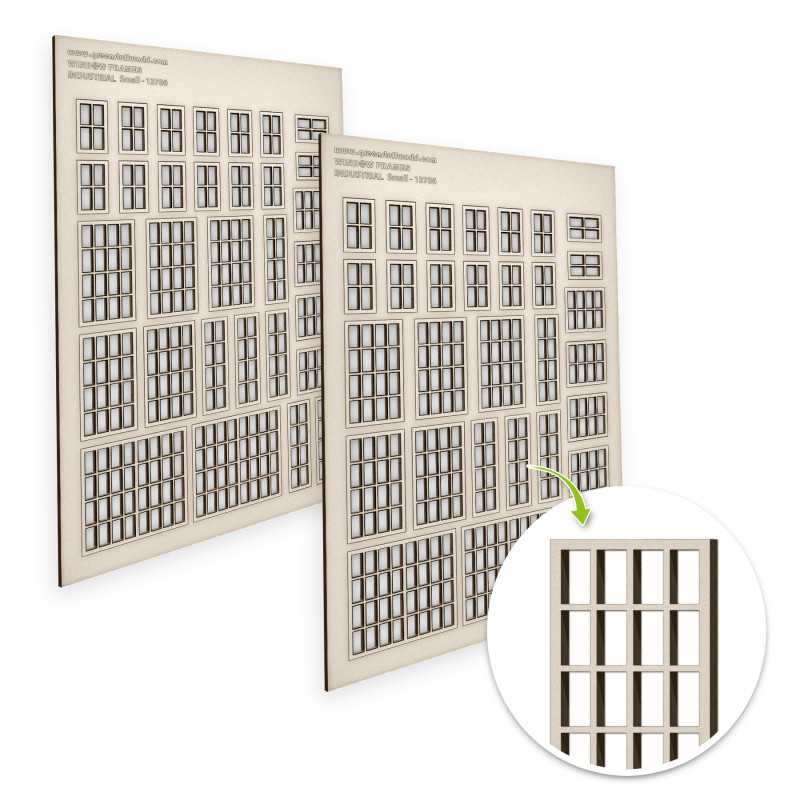 13706 - Industrial Miniature Windows - Small