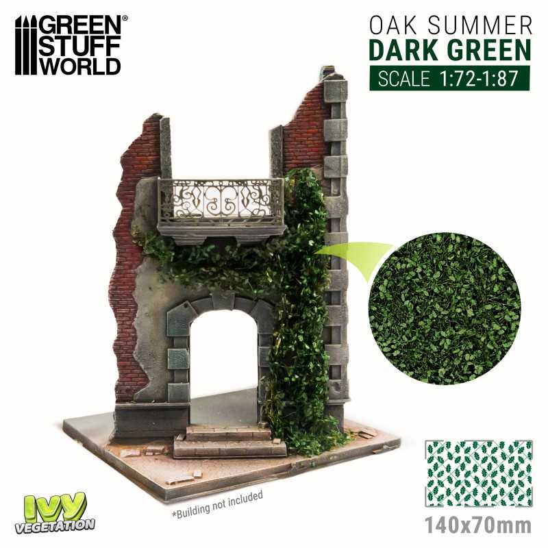 4631 - Ivy Foliage - Dark Green Oak Summer - Small