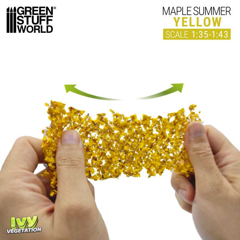 4642 - Ivy Foliage Sheets - Maple Autumn 1:35/1:43 - Yellow Maple - Large