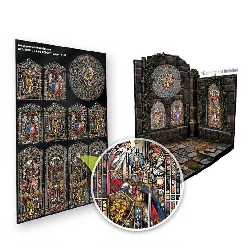 5127 - Knight Stained Glass - Large