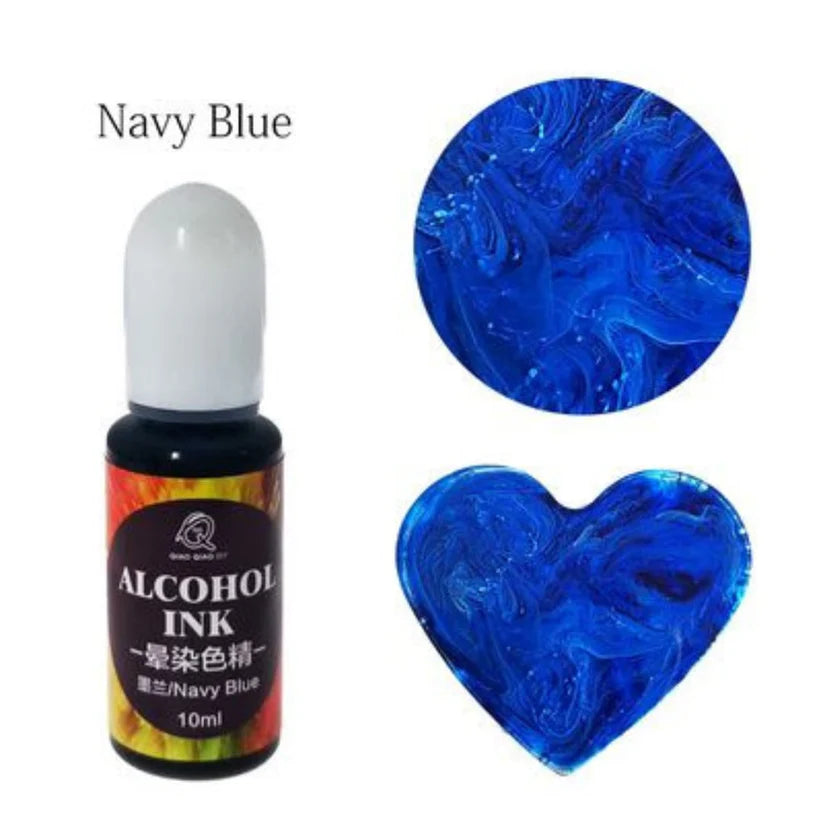 Navy Blue - Low viscosity - Alcohol ink - 10ml