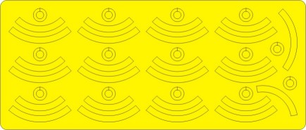 New Ware 0008 - Masking set for Hasegawa 1/48 Mk.82 bombs