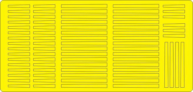 New Ware 0282 - Masking set for Hobbyboss 1/48 Su-27, Su-30 Exhaust Nozzles