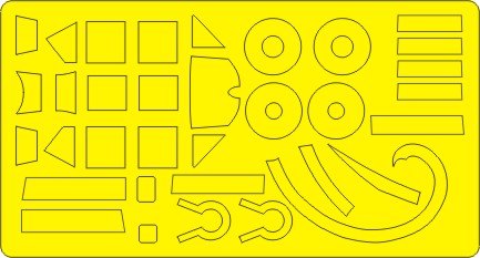 New Ware 0386 - Masking set for Tamiya 1/48 Messerschmitt Bf109G-6 BASIC