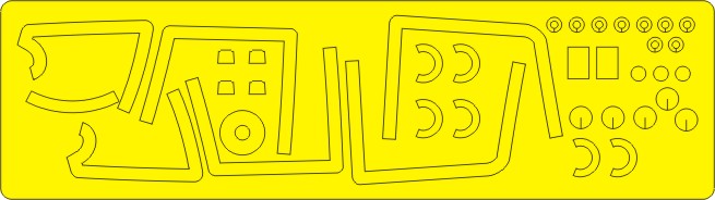 New Ware 0451 - Masking set for Hobbyboss 1/48 Su-27 UB Flanker C BASIC