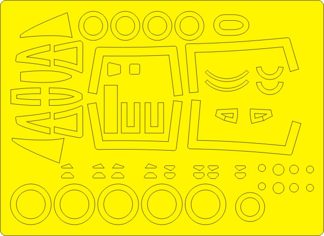New Ware 0508 - Masking set for Tamiya 1/48 F-14D Tomcat BASIC