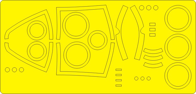 New Ware 0692 - Masking set for Kitty Hawk 1/32 F-5E Tiger II BASIC