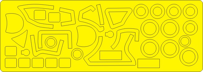 New Ware 0716 - Masking set for Zvezda 1/48 Mi-24V/VP BASIC