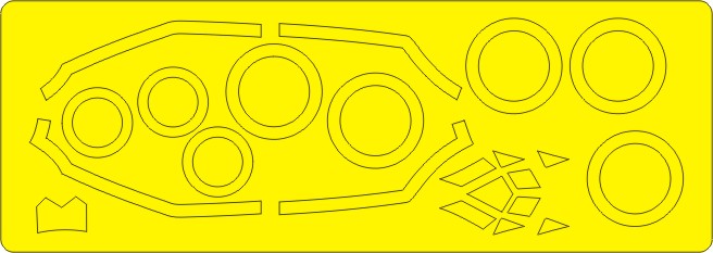 New Ware 0761 - Masking set for Meng 1/48 F-35A lightning II fighter BASIC