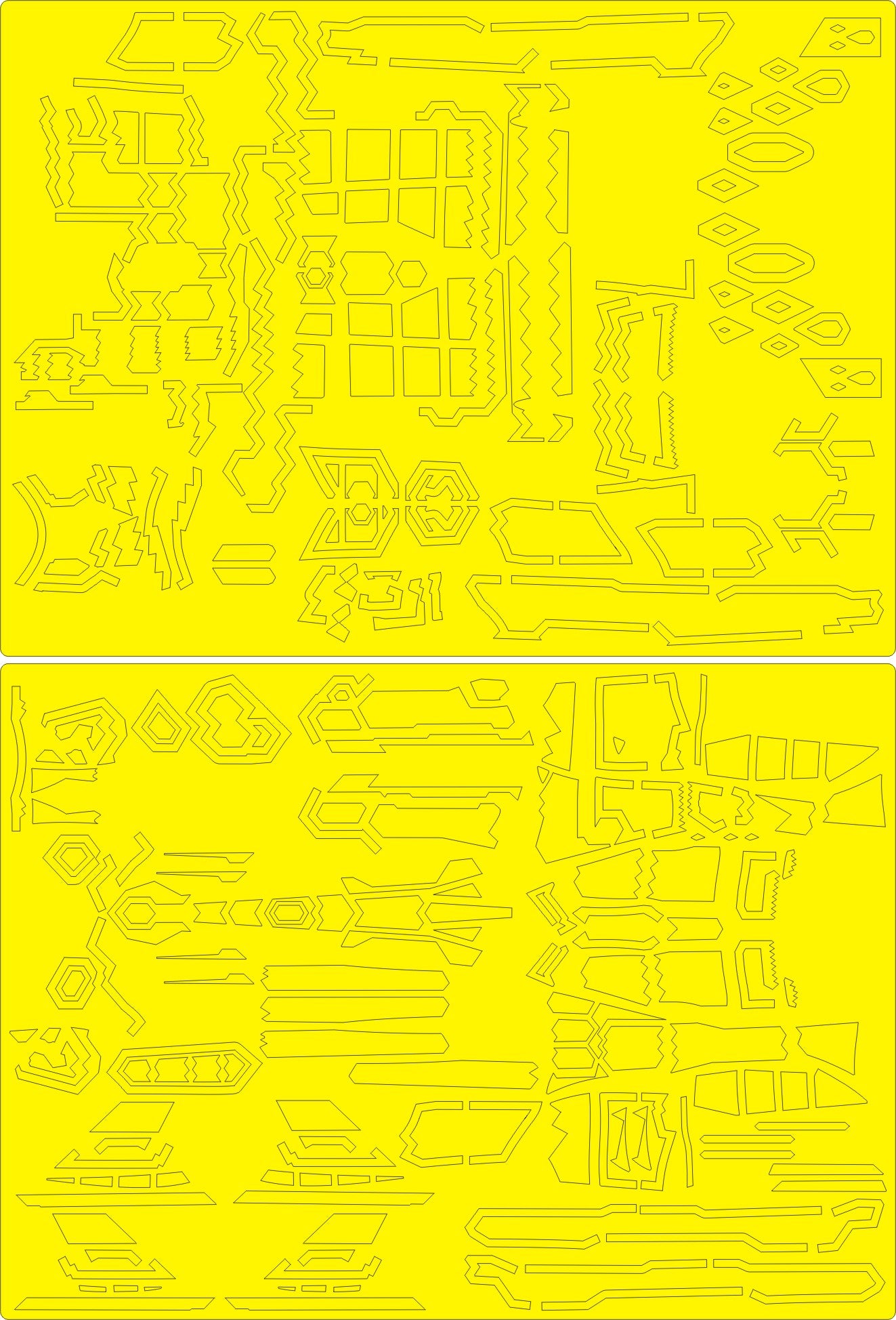 New Ware 0763 - Masking set for Meng 1/48 F-35A lightning II fighter RAM PANELS