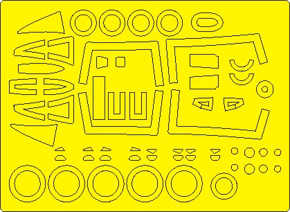 New Ware 0938 - Masking set for Tamiya 1/48 F-14 A Tomcat (Late Model) BASIC