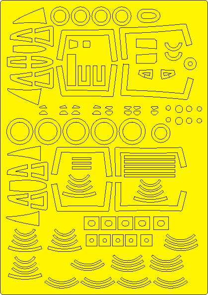 New Ware 0939 - Masking set for Tamiya 1/48 F-14 A Tomcat (Late Model) EXPERT