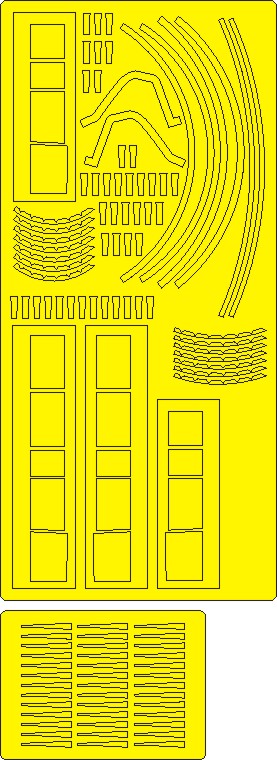 New Ware 0940 - Masking set for Tamiya 1/48 F-14 A Tomcat (Late Model) EXHAUST NOZZLES