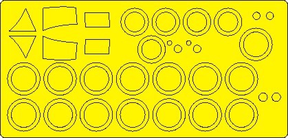 New Ware 0950 - Masking set for Revell 1/48 SR-71A Blackbird BASIC