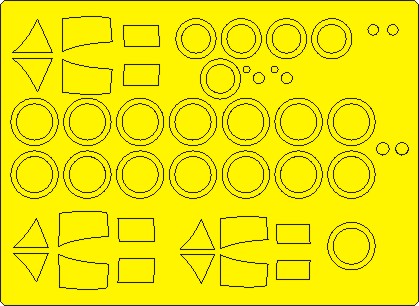New Ware 0952 - Masking set for Revell 1/48 SR-71A Blackbird EXPERT