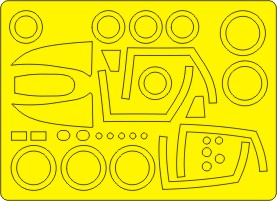 New Ware 1031 - Masking set for Zoukei-Mura 1/48 Phantom II Wild Weasel V BASIC