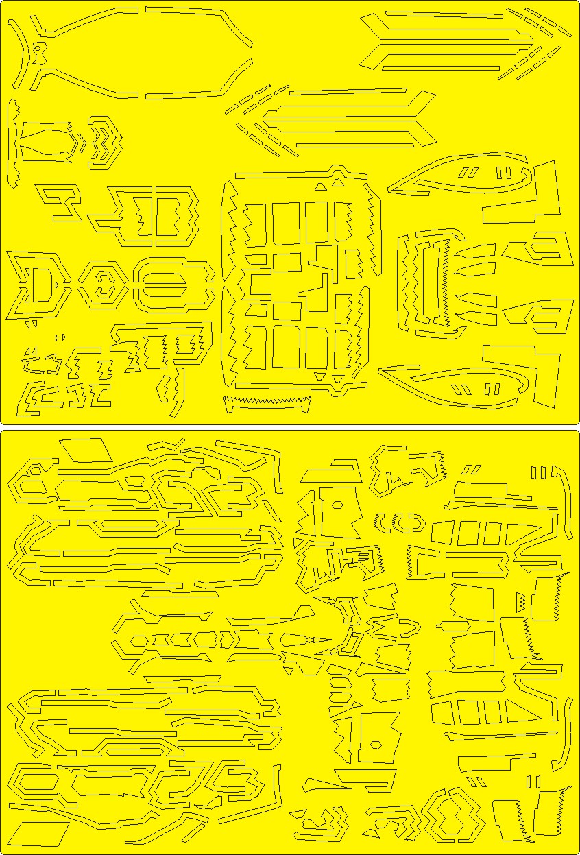 New Ware 1039 - Masking set for Tamiya 1/48 F-35A lightning II RAM PANELS