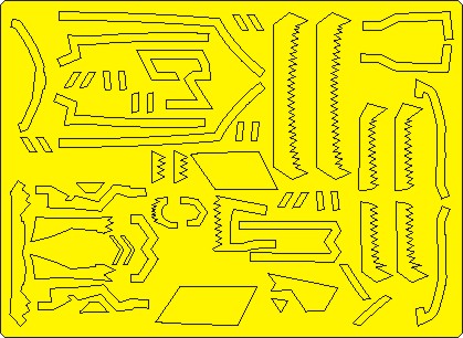 New Ware 1040 - Masking set for Tamiya 1/48 F-35A lightning II LATE VERSION CAMOUFLAGE