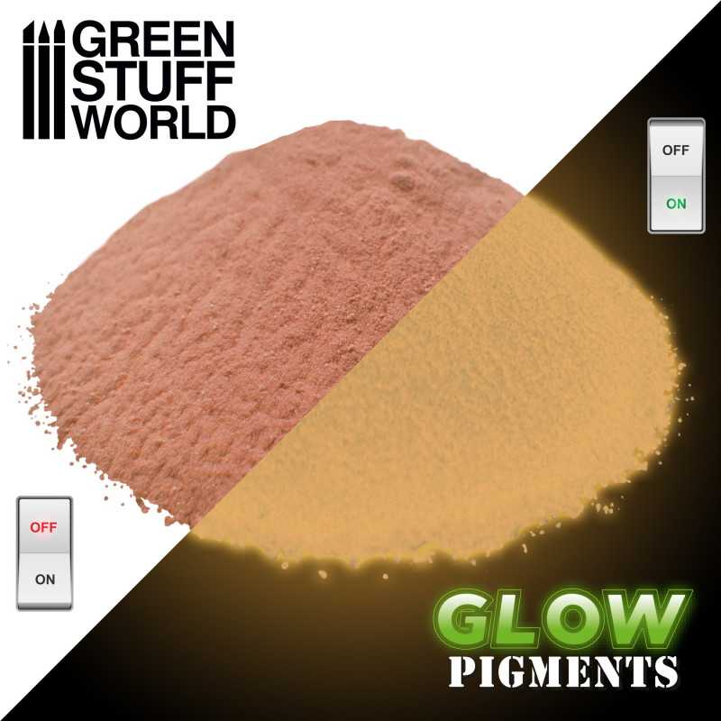 2433 - Glow in the Dark Pigment - Orange - (30ml)