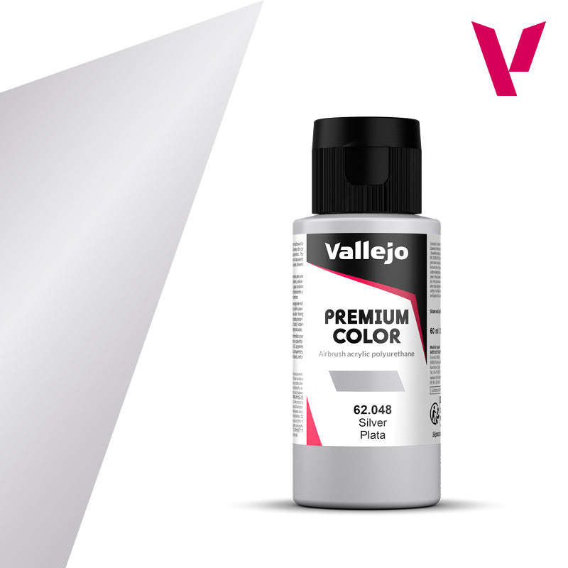 62.048 - Metallic Silver - Premium Airbrush Color - 60 ml