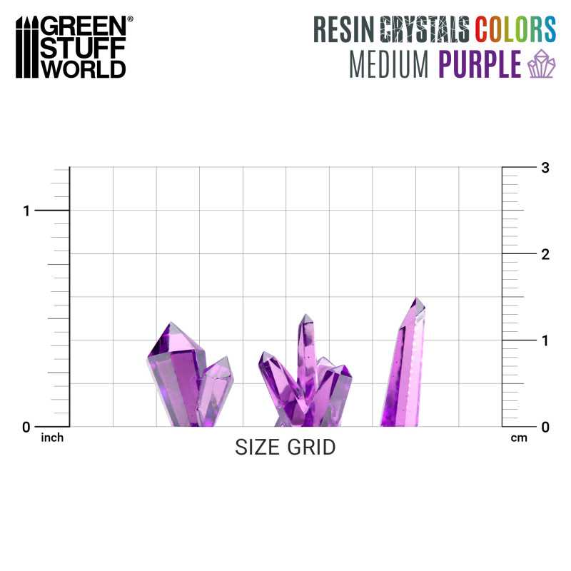 13514 - Purple Resin Crystals - Medium