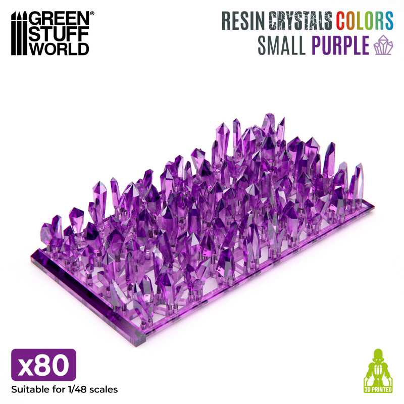 13513 - PURPLE Resin Crystals - Small