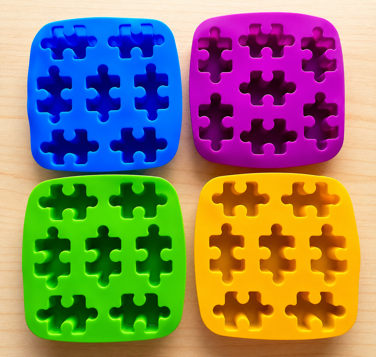 7 Piece Puzzle Mould - 18cm x 17cm