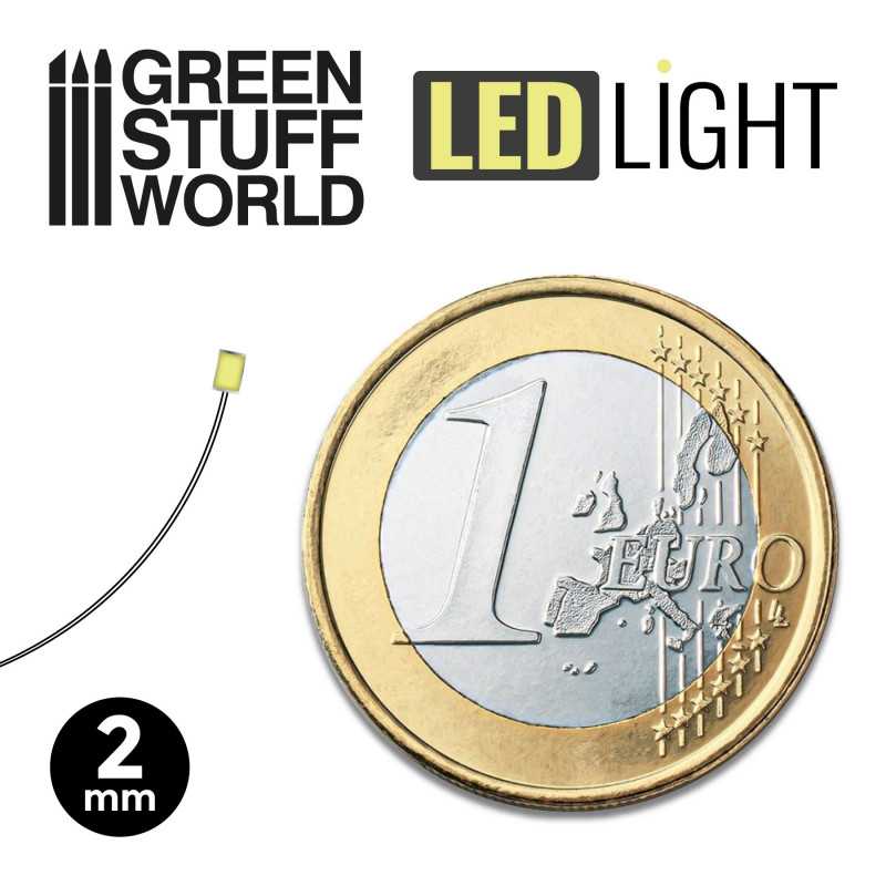 1385 - Red LED 2mm (Ten Pack)