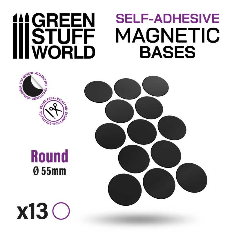 10866 - Magnetic precut sizes - Adhesive Round 55MM