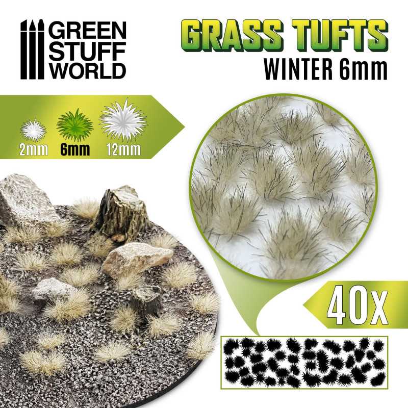 1249 GSW - Grass Tufts 6 mm - Winter