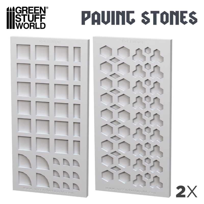 1508 - Paving stone Silicone Mould