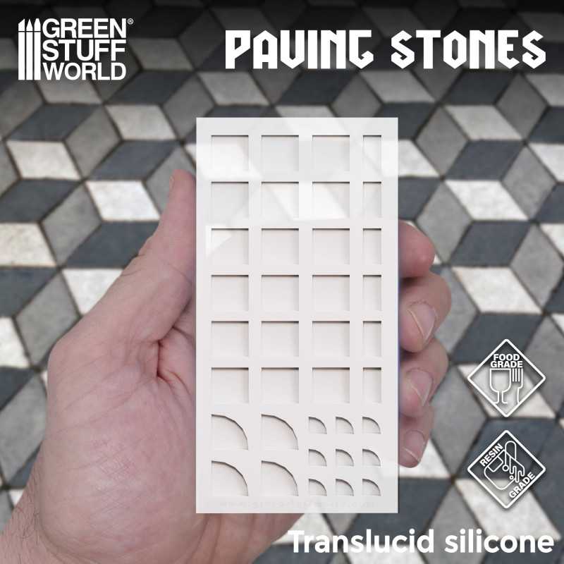 1508 - Paving stone Silicone Mould