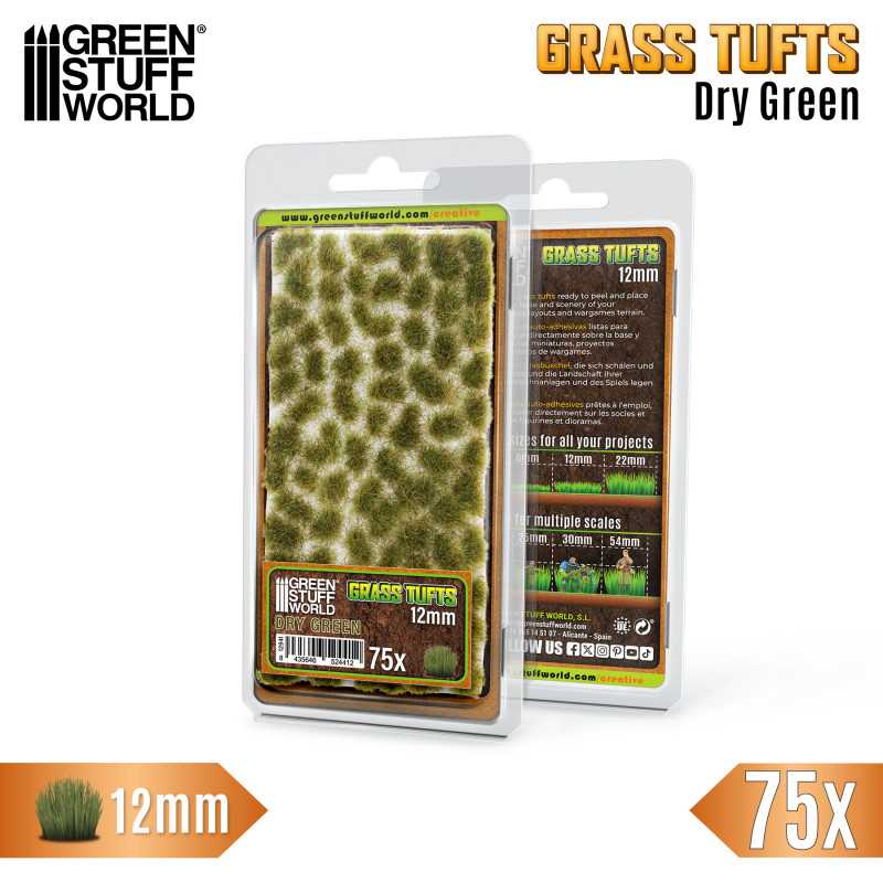 12943 - Grass TUFTS 12mm XL - LIGHT GREEN