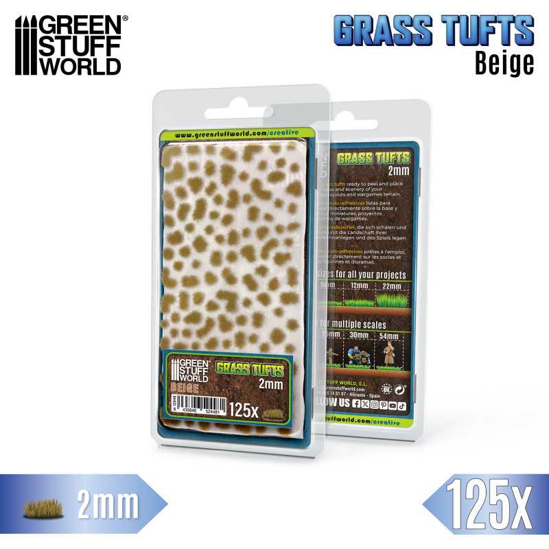 12948 - Grass Tufts - Beige - 2mm