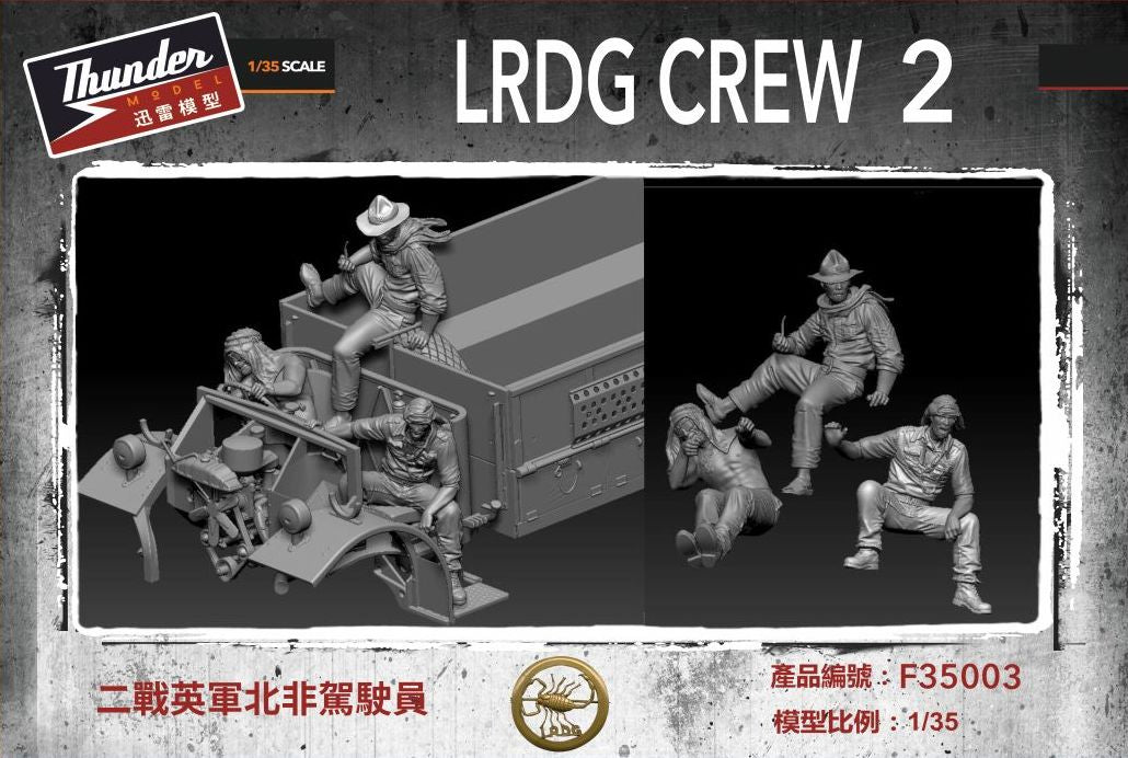 TMF35003- Thunder Models - 1/35 - LRDG Crew Figure Set 2