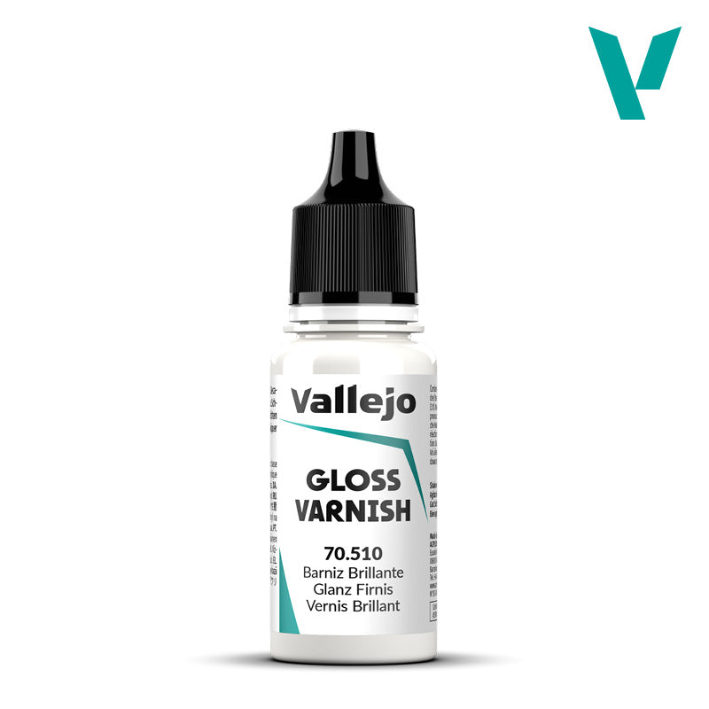 70.510 Permanent Gloss Varnish - Vallejo Model Colour 18 ml