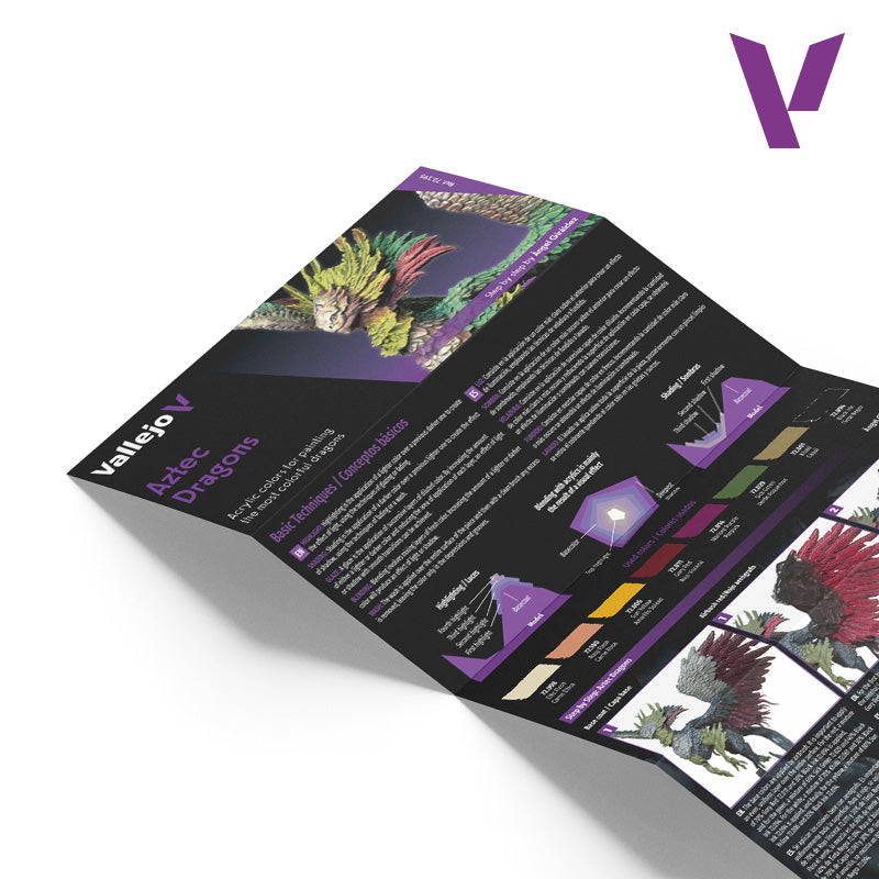 72.195 New Game Color Set - Aztec Dragons by A. Giraldez