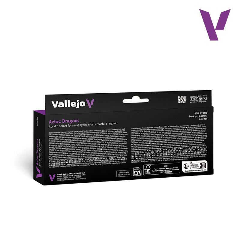 72.195 New Game Color Set - Aztec Dragons by A. Giraldez