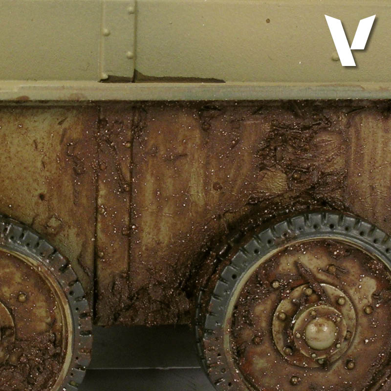 26.811 Brown Thick Mud 200 ml - Vallejo Diorama Effects